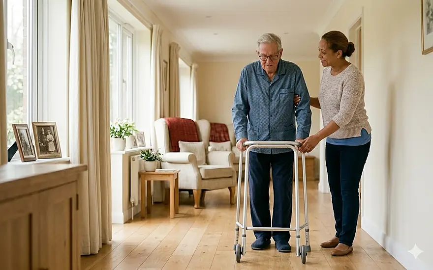Mobility support and fall prevention at Caring Angels Henderson